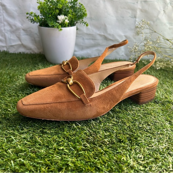 Veronica Beard Casie Slingback Pump women Size 7 Color: Caramel gently used
$375 - Picture 8 of 16